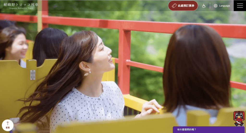 嵐山小火車繁體中文官網