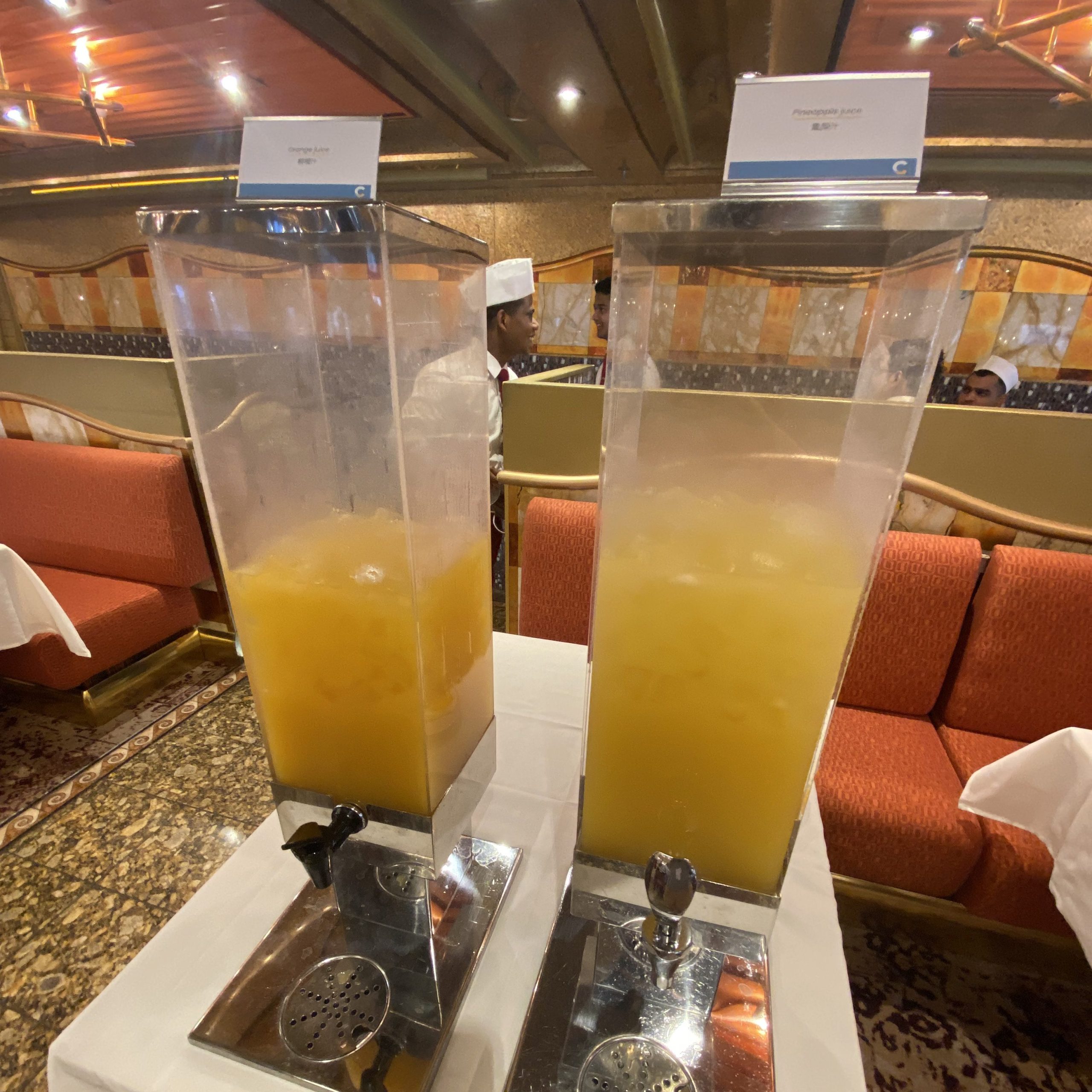 早餐出現了我朝思暮想的飲料果汁